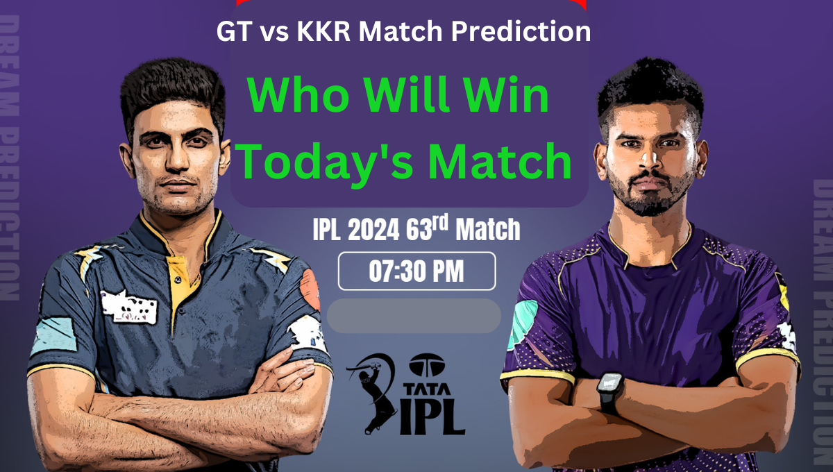 Gt vs KKR 63 match prediction